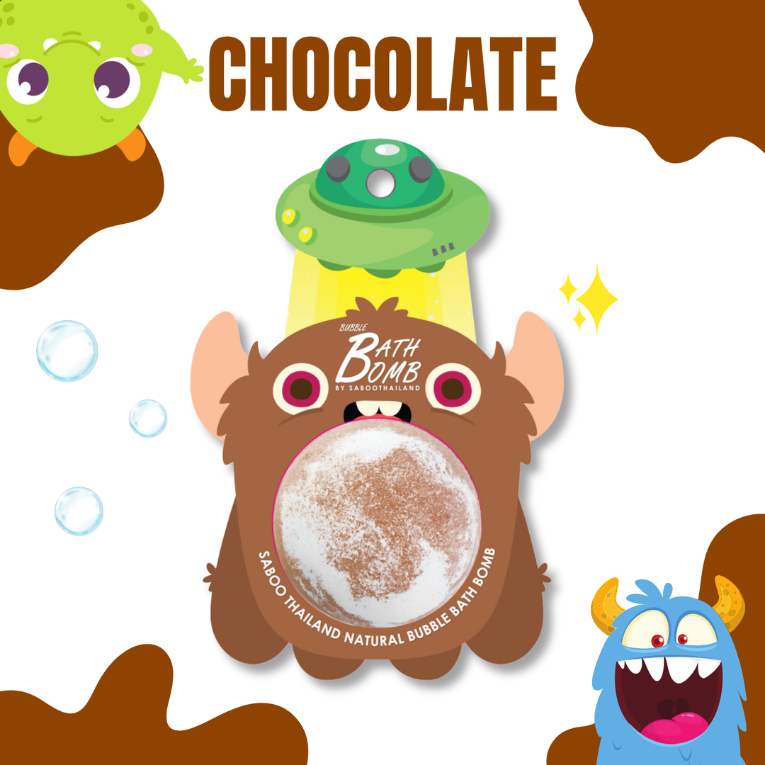 Bubble Bath Bomb - Monster - 150g - Chocolate