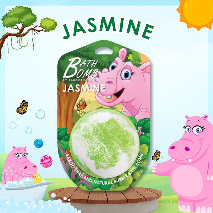 Bubble Bath Bomb - Jungle Package - 150g - Jasmine