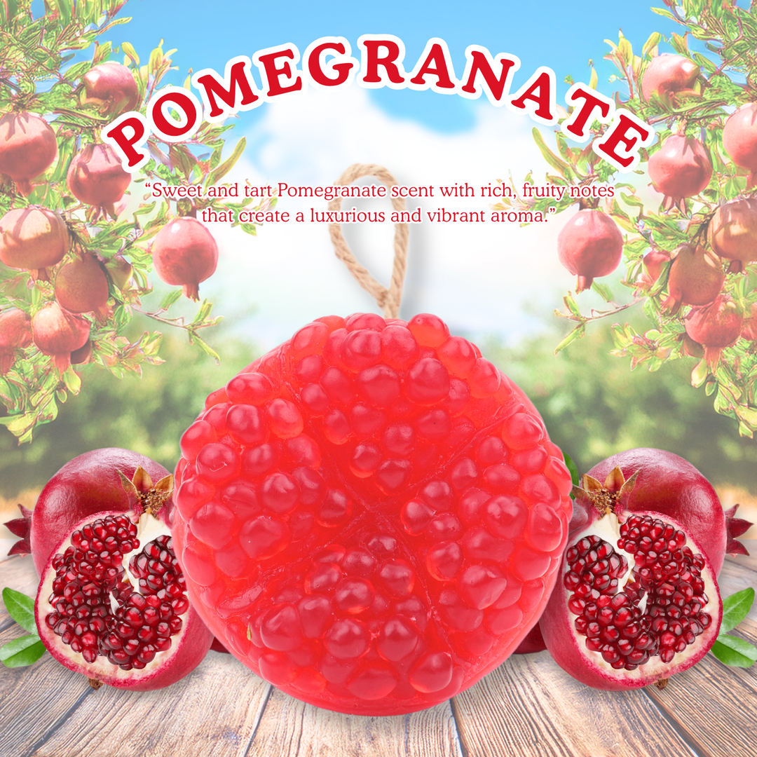 Natural Fancy Soap - Pomegranate