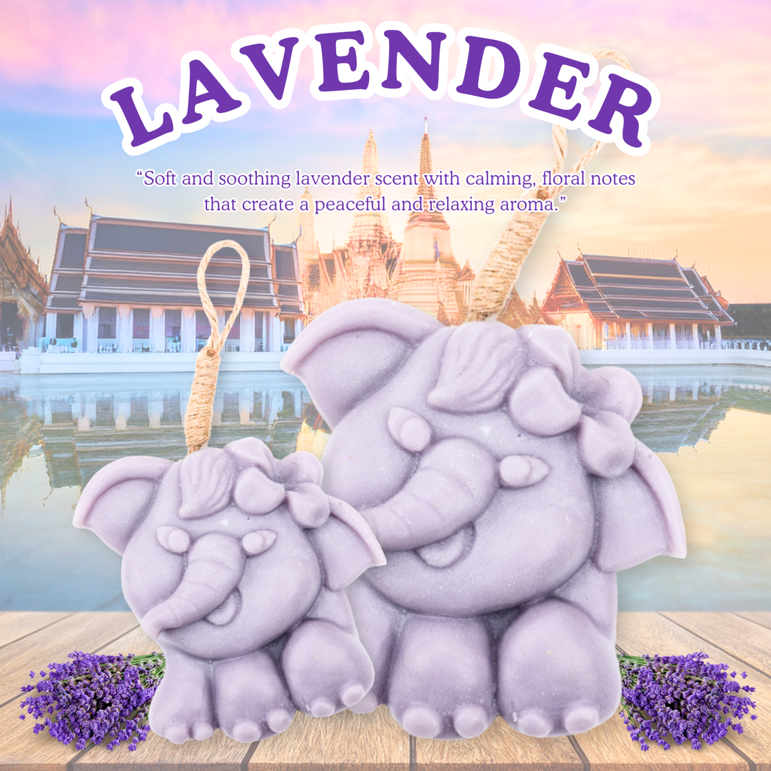 Natural Fancy Soap - Elephant - 100g - Lavender