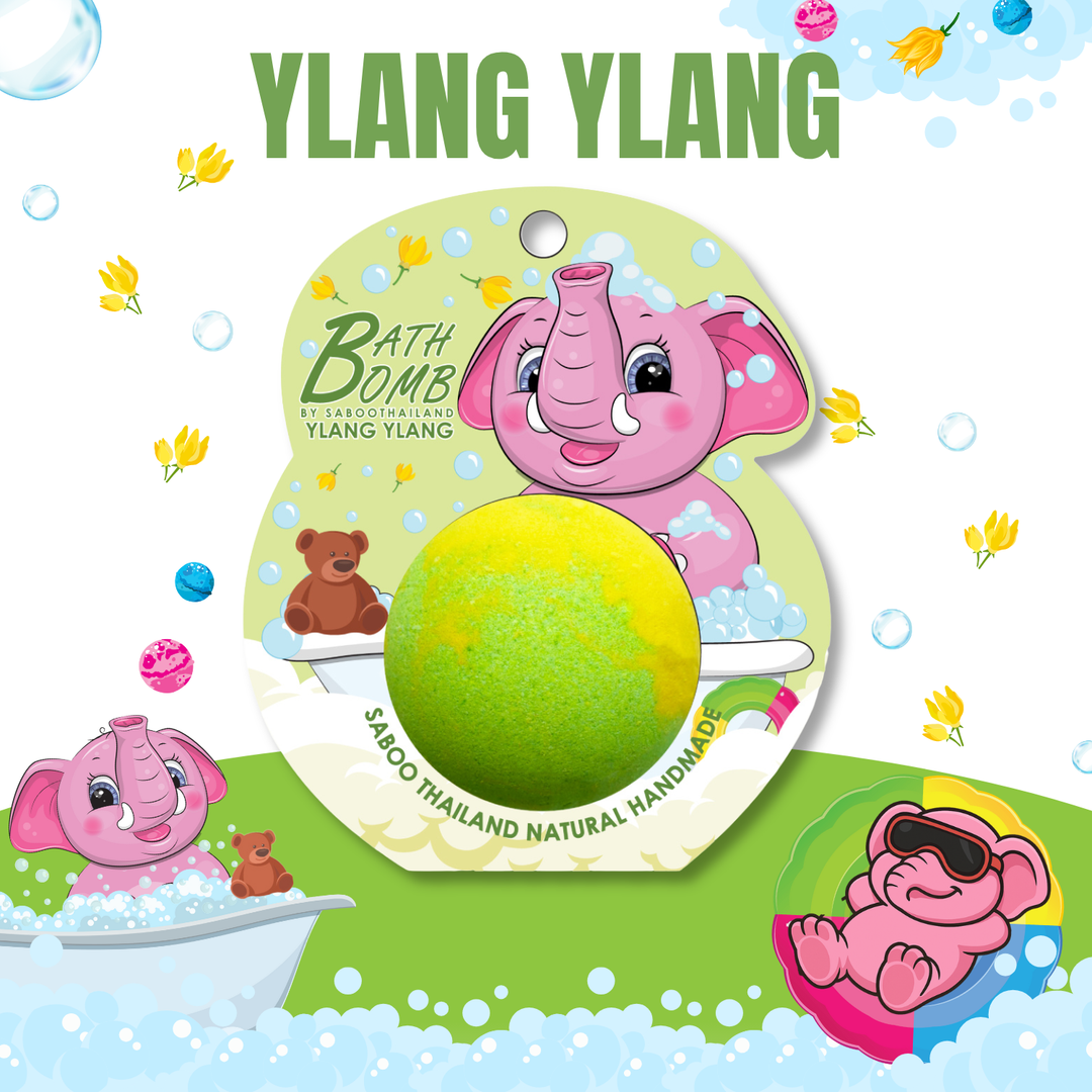 Bubble Bath Bomb - Elephant Package - 150g - Ylang Ylang