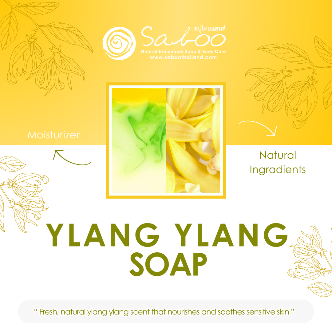 Natural Soap - Square Shape - 100g - Ylang Ylang