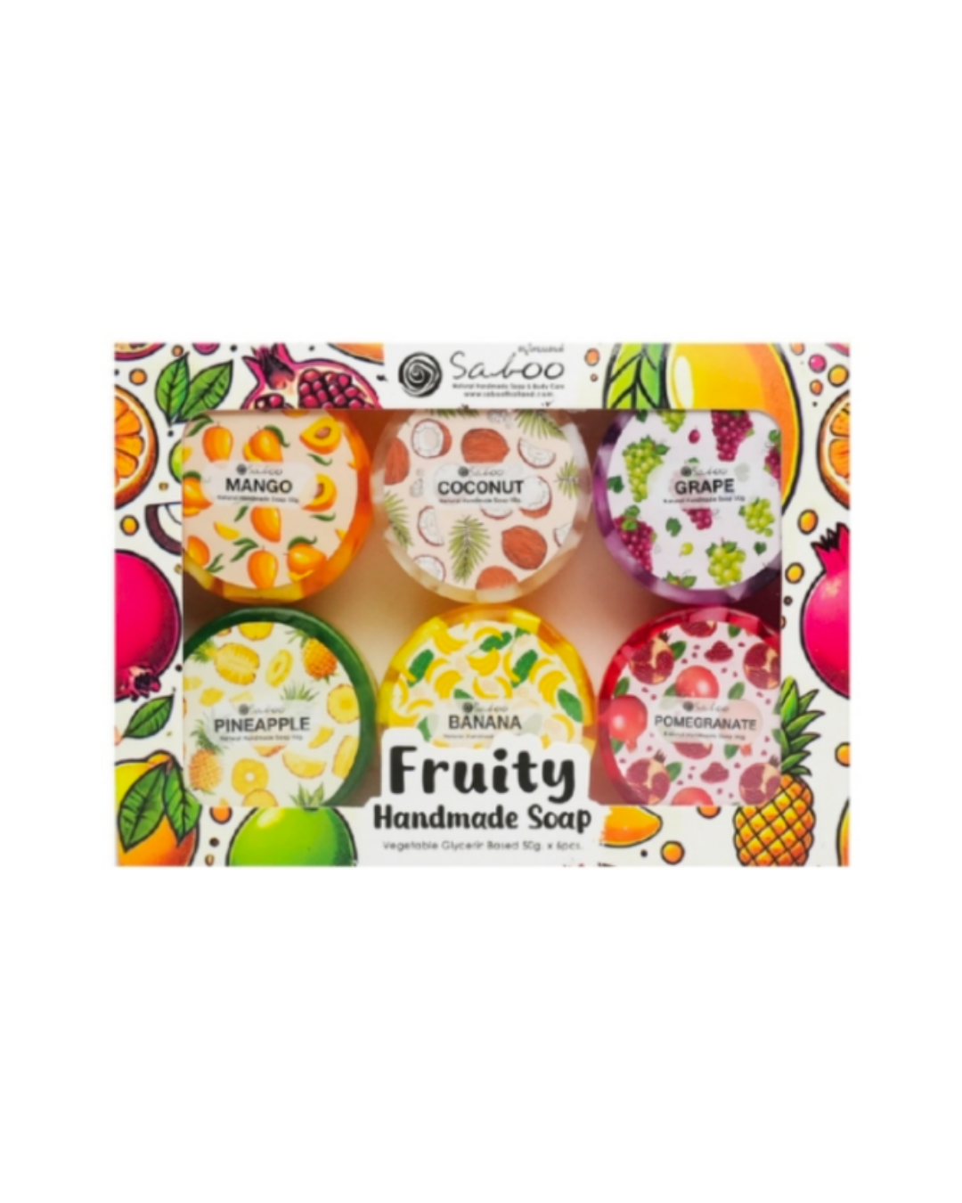 NATURAL SOAP GIFT SET 360g - FRUITY