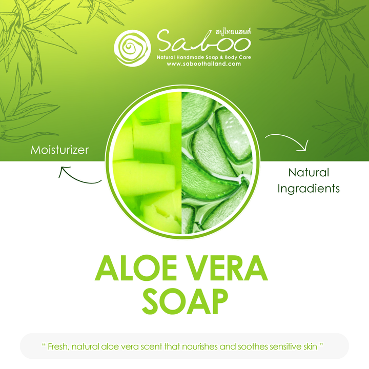 Premium Soap - Black Box Package - 100g - Aloe Vera
