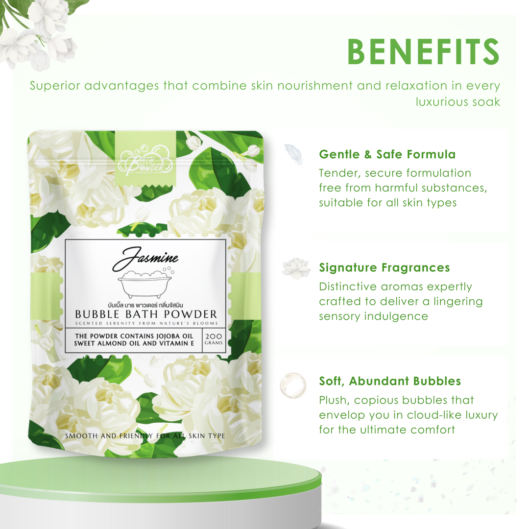 Bubble Bath Powder - 200g - Jasmine