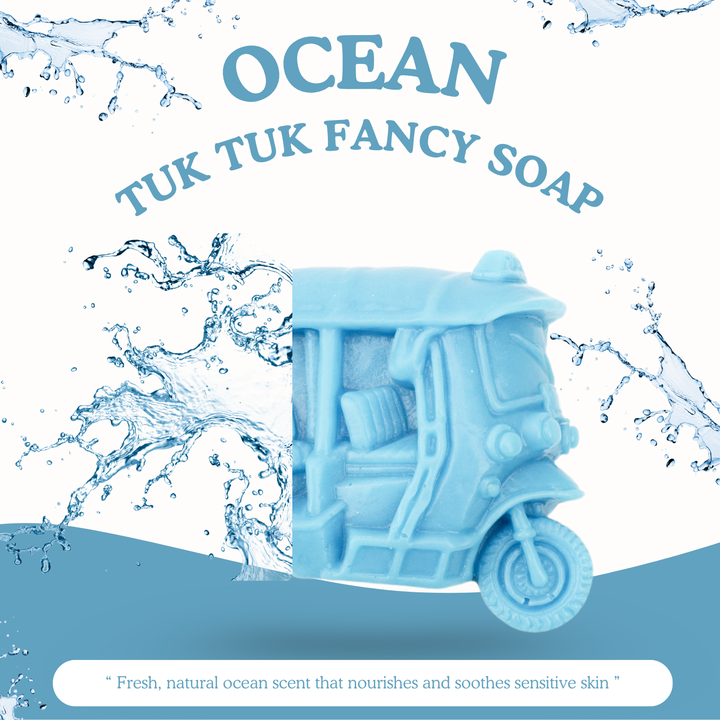 Natural Fancy Soap - Tuk Tuk - 100g - Ocean
