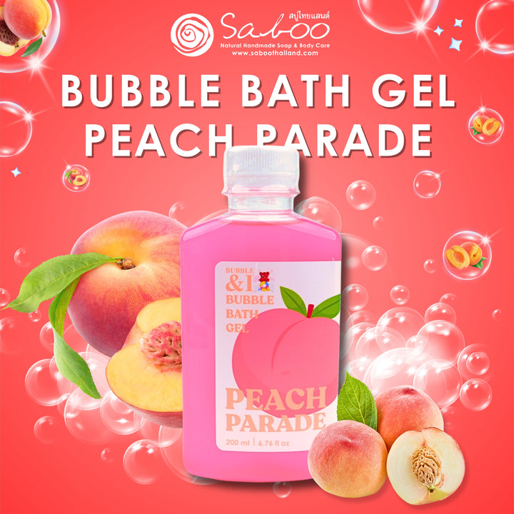 Bubble Bath Gel - 250 ml - Peach Parade