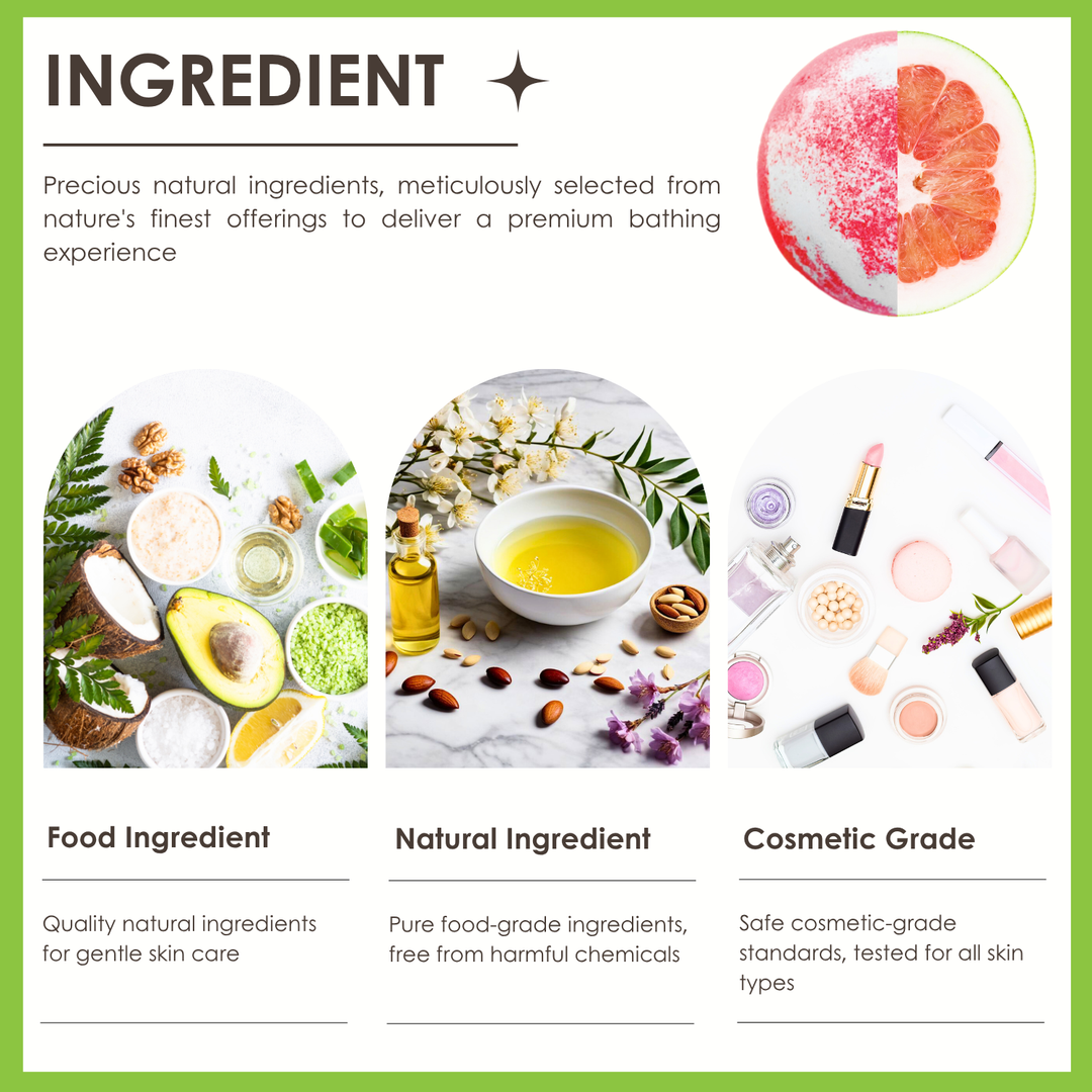 Bubble Bath Bomb - Fruit Package - 150g - Pomelo