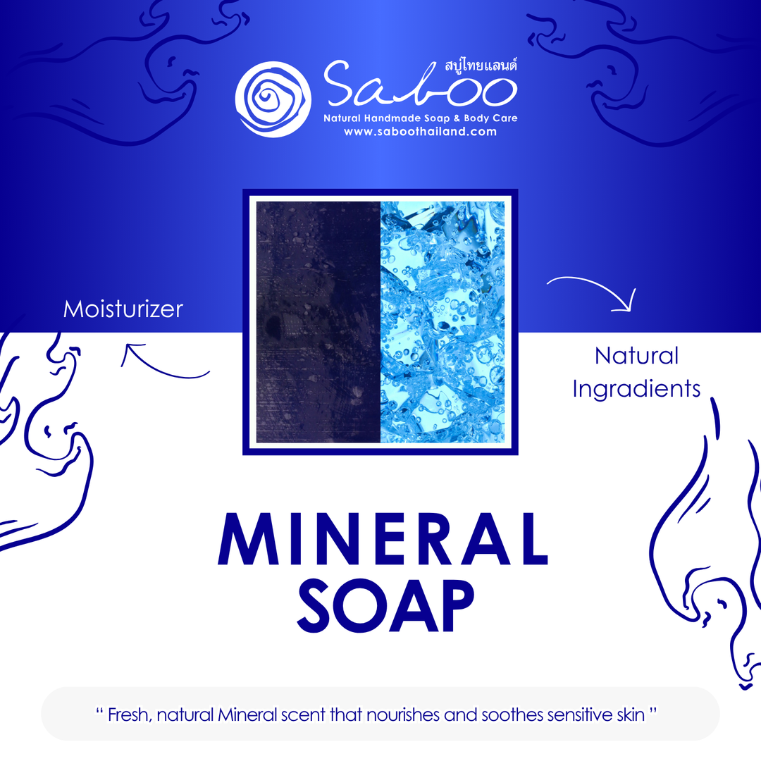 Natural Soap - Square Shape - 100g - Meneral