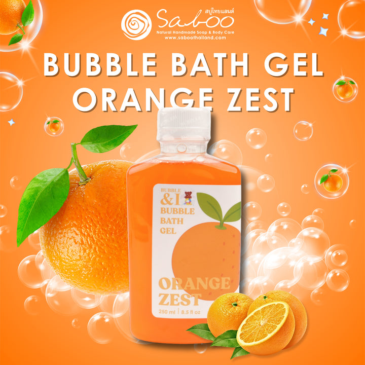 Bubble Bath Gel - 250 ml - Orange Zest