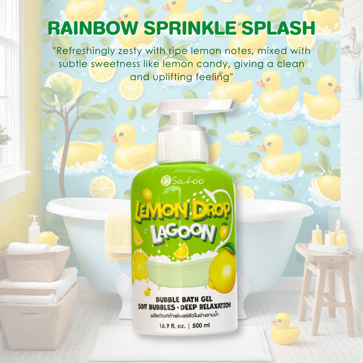 Bubble Bath Gel - 500ml - Lemon Drop Lagoon