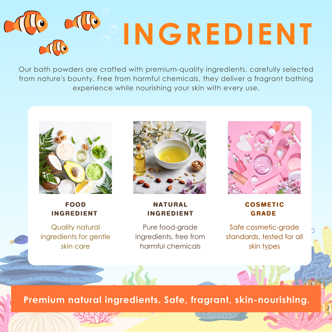 Fizzy Bath Bomb - Sea Animal Package - 100g - Clowfish Tango