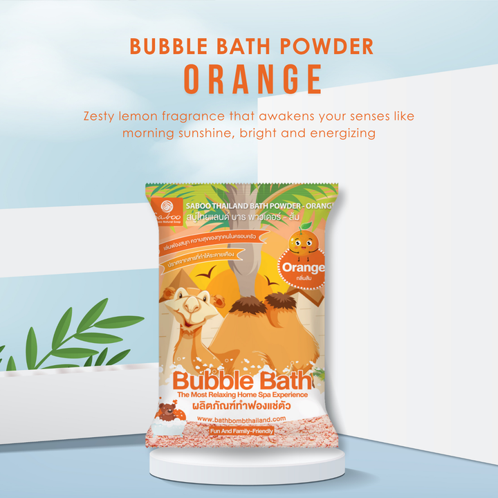Bubble Bath Powder - 100g - Orange