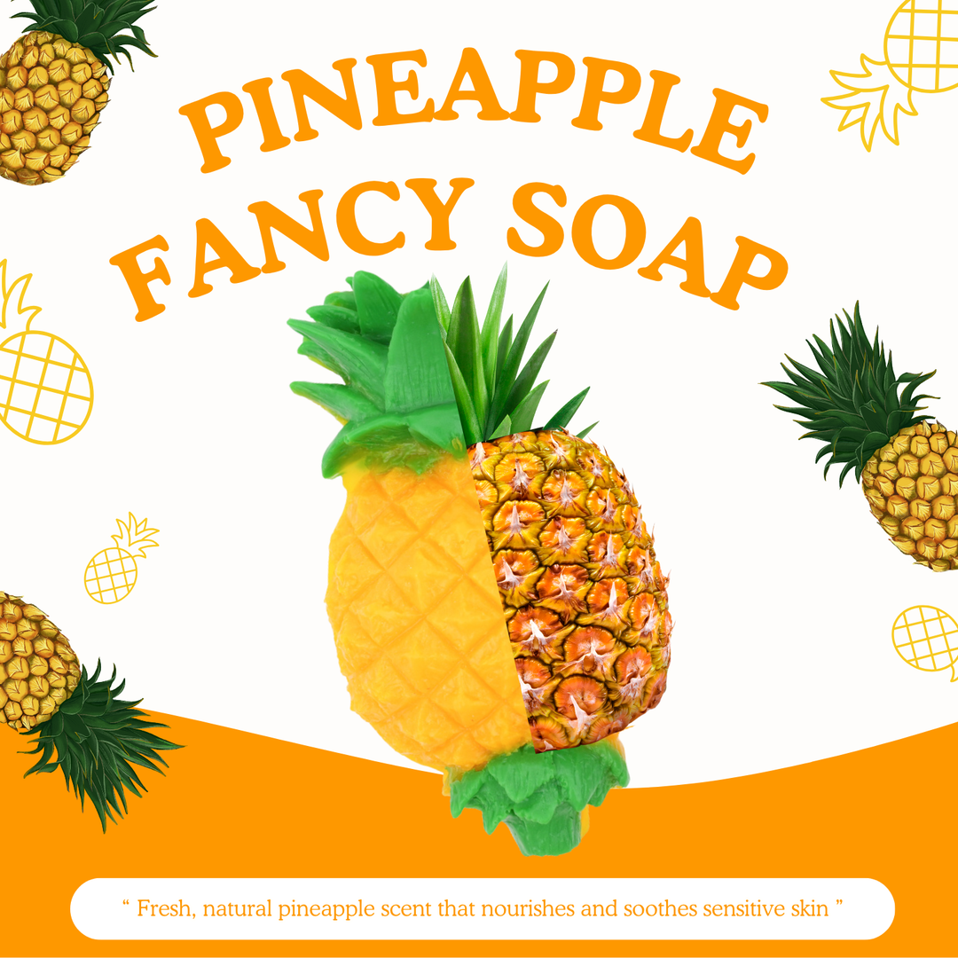 Natural Fancy Soap - Pineapple B