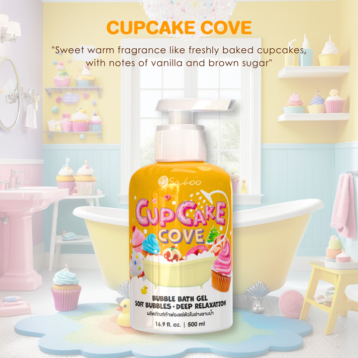 Bubble Bath Gel - 500ml - Cup Cake Cove