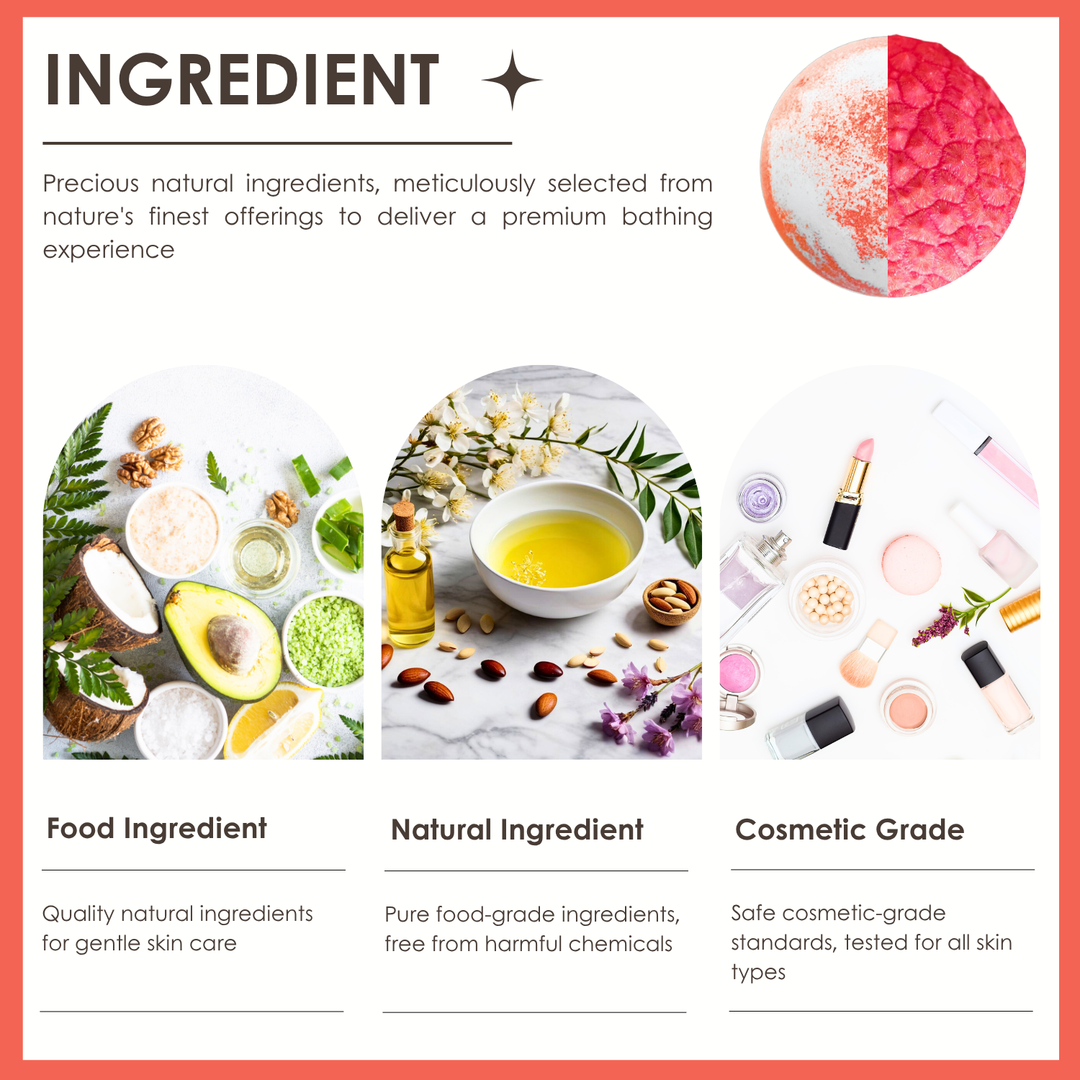 Bubble Bath Bomb - Fruit Package - 150g - Lychee
