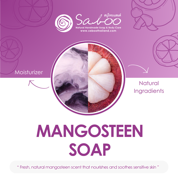 Premium Soap - Black Box Package - 100g - Mangosteen