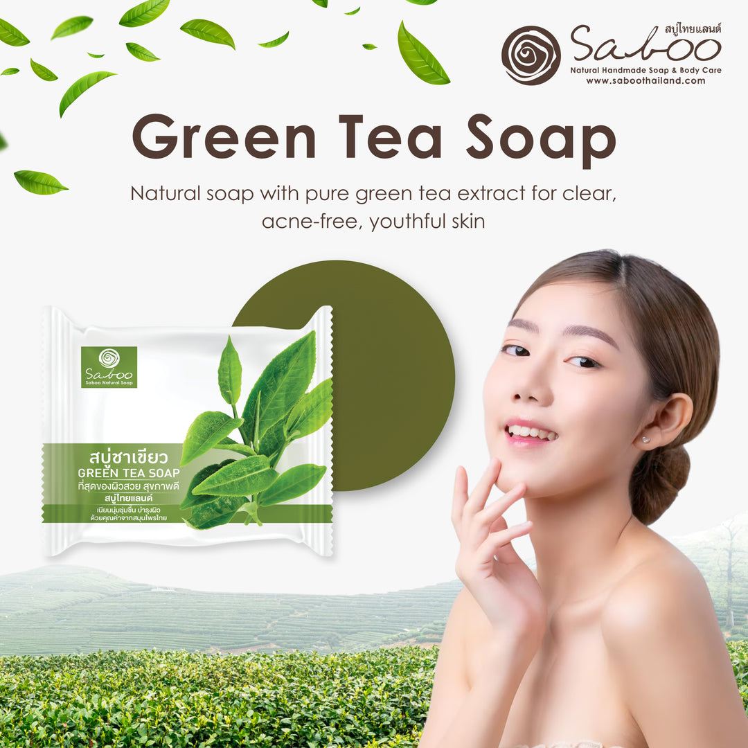 Glycerine Soap - Plastic Package - 100g - Green Tea