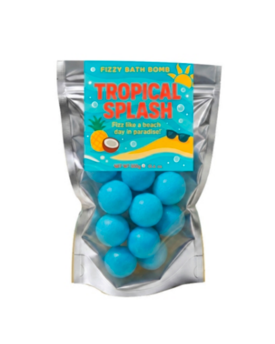 FIZZY BATH BOMB 300 G - Tropical Splash
