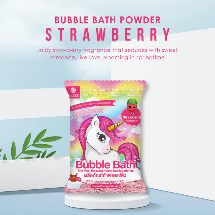 Bubble Bath Powder - 100g - Strawberry