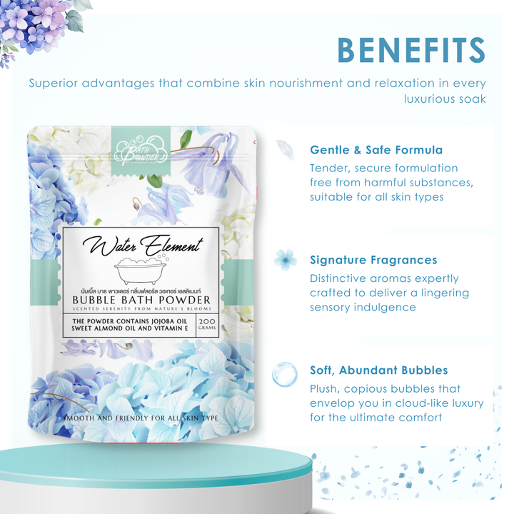Bubble Bath Powder - 200g - Water Element