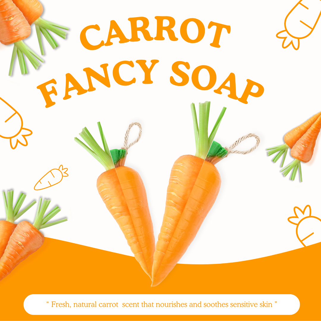 Natural Fancy Soap - Carrot