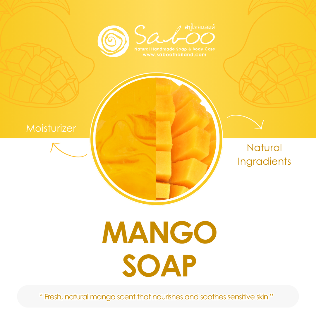 Premium Soap - Black Box Package - 100g - Mango