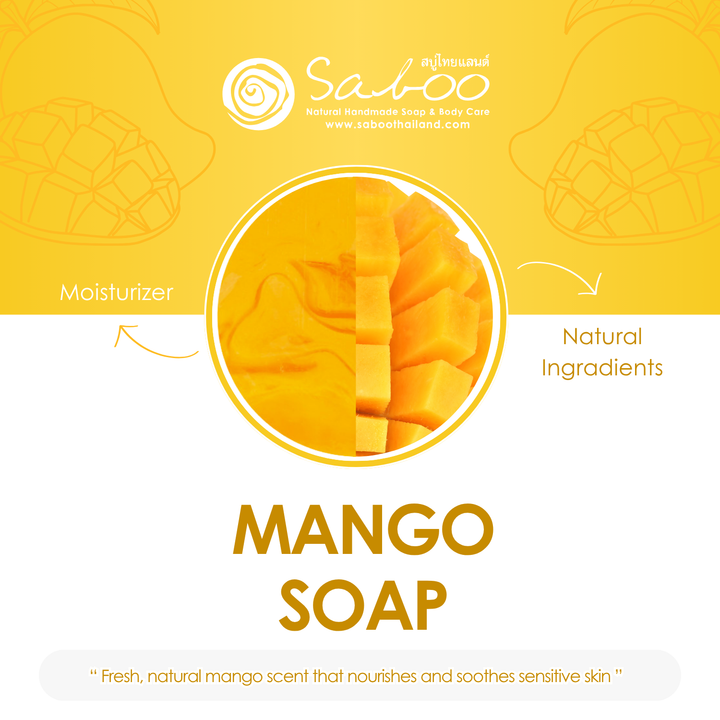 Premium Soap - Black Box Package - 100g - Mango