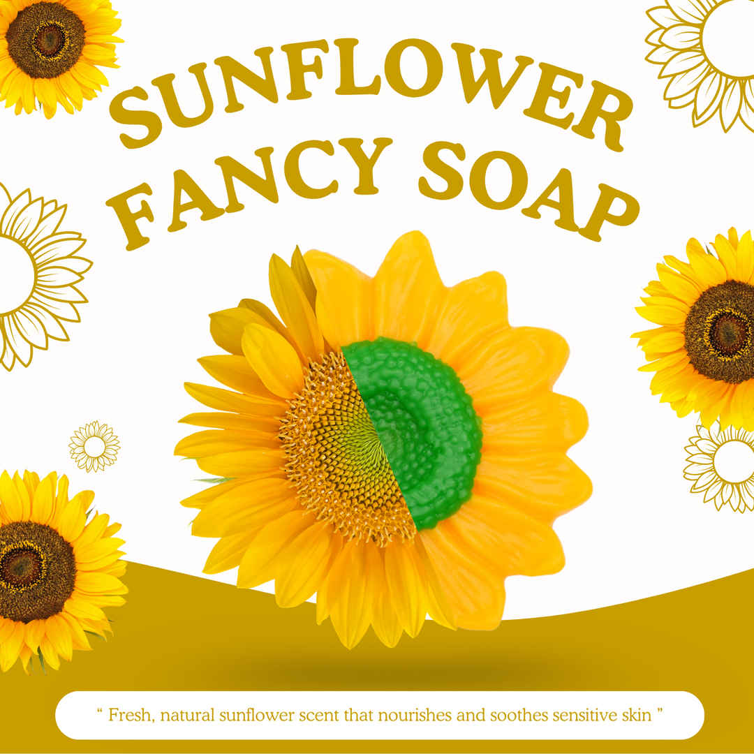 Natural Fancy Soap - 100g - Sunflower