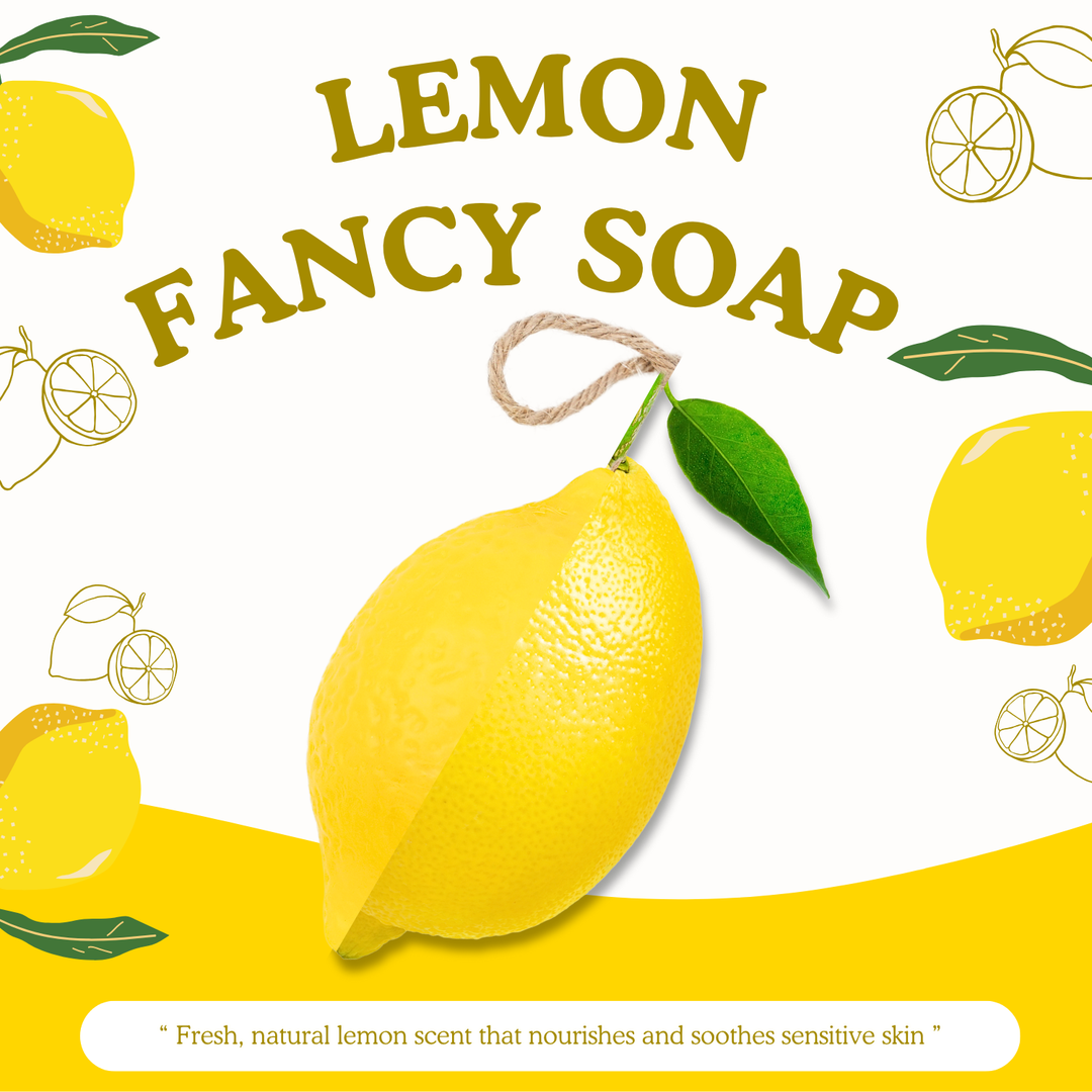 Natural Fancy Soap - 100g - Lemon