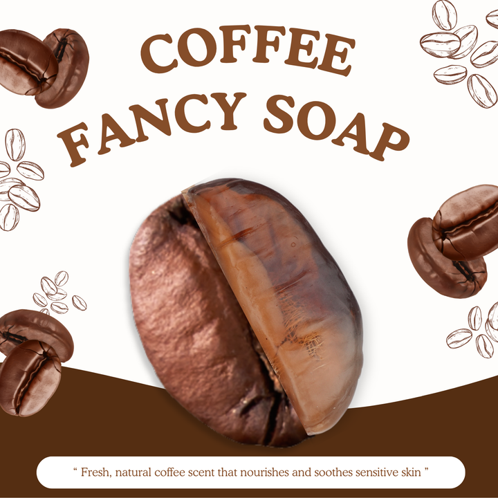 Natural Fancy Soap - 100g - Coffee
