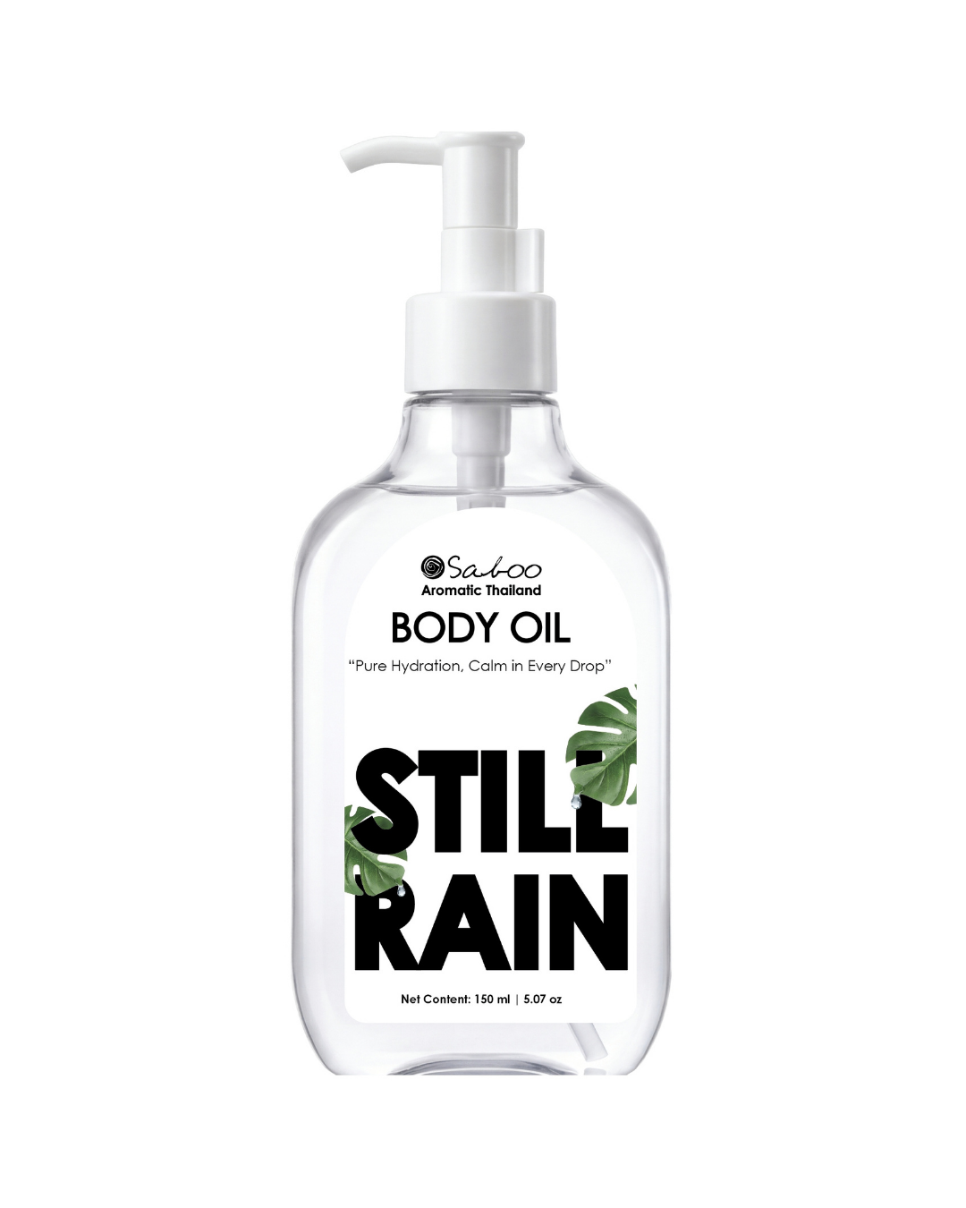 SABOO AROMATIC BODY OIL - 150ML - STILL RAIN