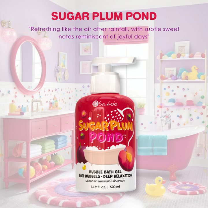 Bubble Bath Gel - 500ml - Sugar Plum Pond