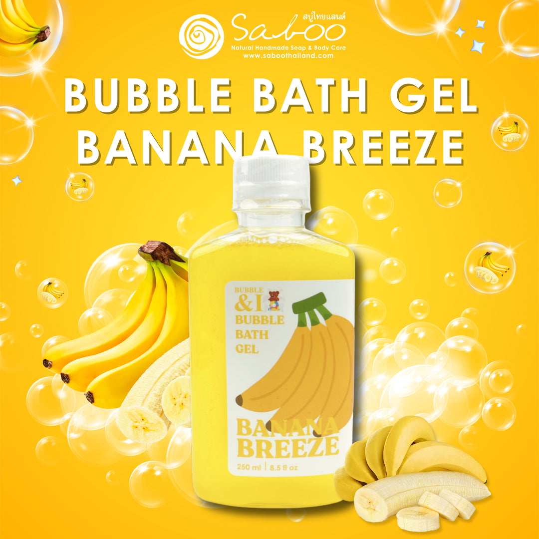 Bubble Bath Gel - 250 ml - Banana Breeze