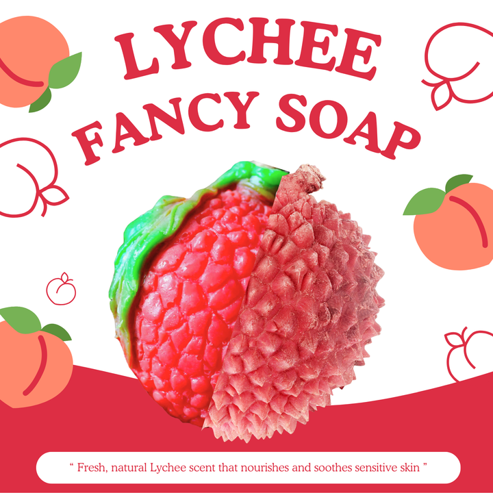 Natural Fancy Soap - 100g - Lychee