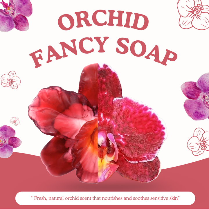Natural Fancy Soap - 100g - Orchid