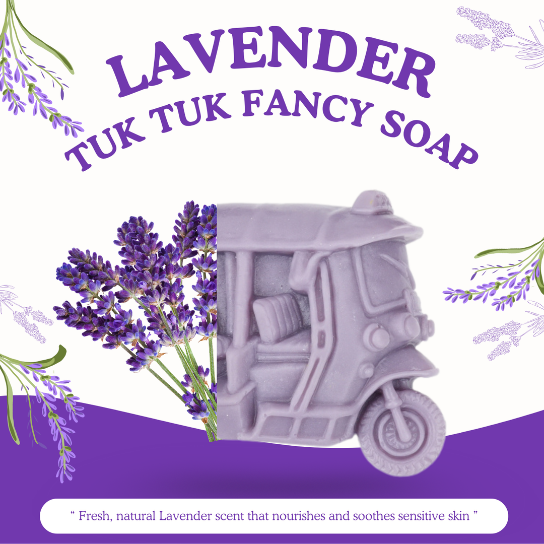 Natural Fancy Soap - Tuk Tuk - 100g - Lavender
