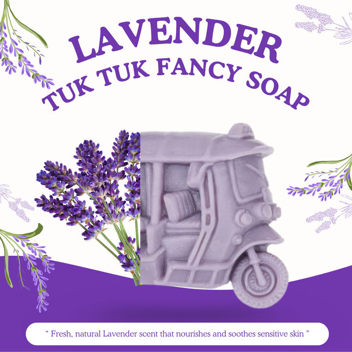 Natural Fancy Soap - Tuk Tuk - 100g - Lavender