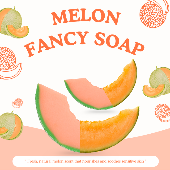Natural Fancy Soap - Melon