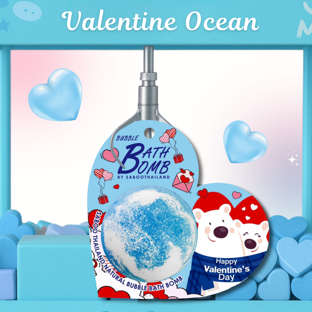 Bubble Bath Bomb - Valentine Package - 150g - Ocean