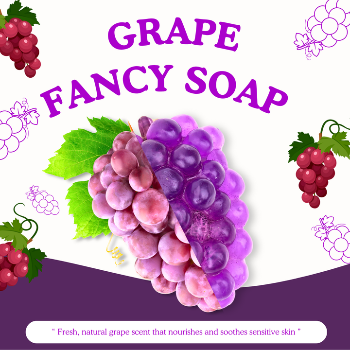 Natural Fancy Soap - Grape