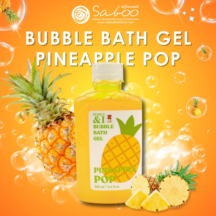 Bubble Bath Gel - 250 ml - Pineapple Pop
