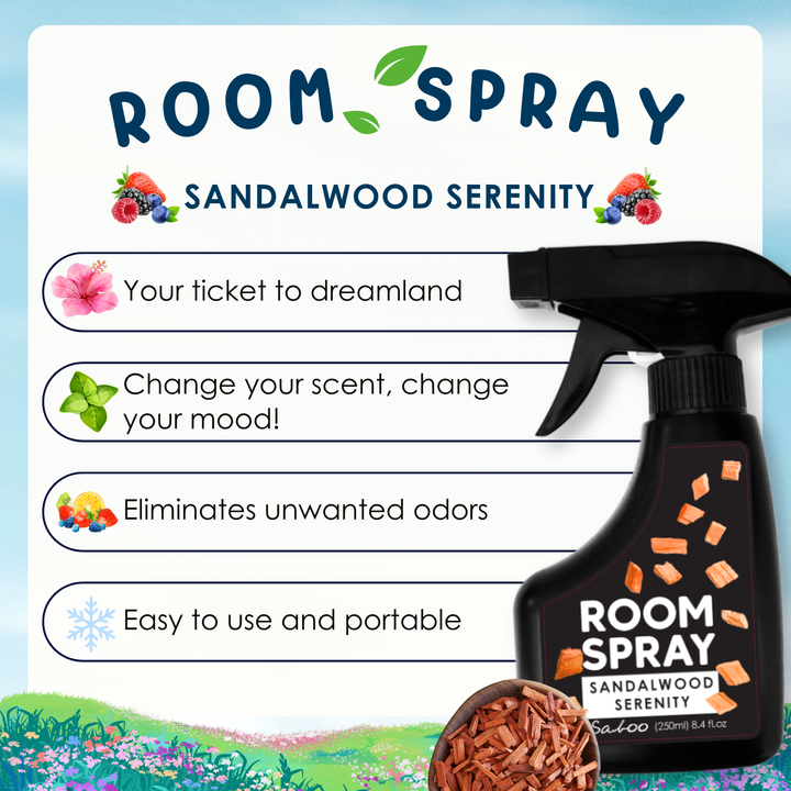Saboo Room Spray - 250ml - Sandalwood Serenity