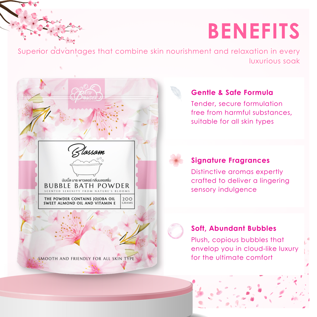 Bubble Bath Powder - 200g - Blossom