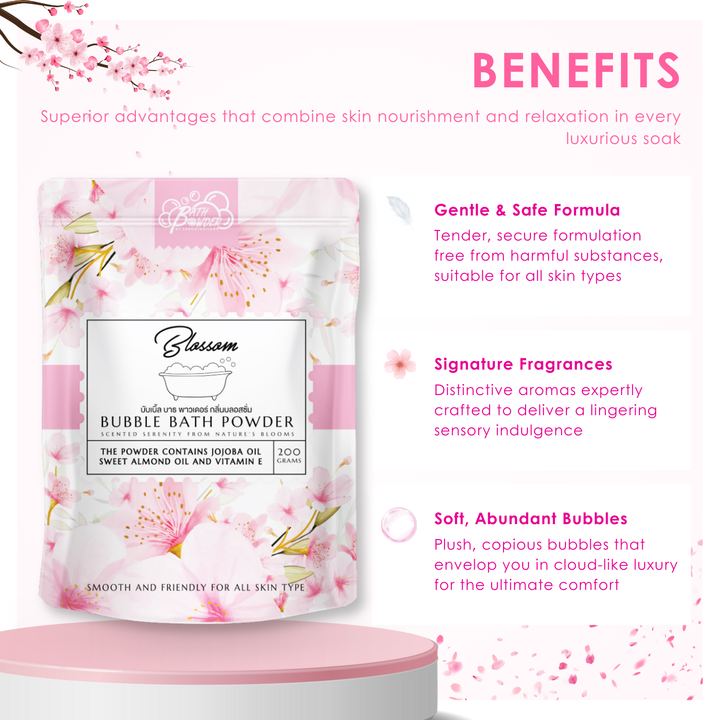 Bubble Bath Powder - 200g - Blossom