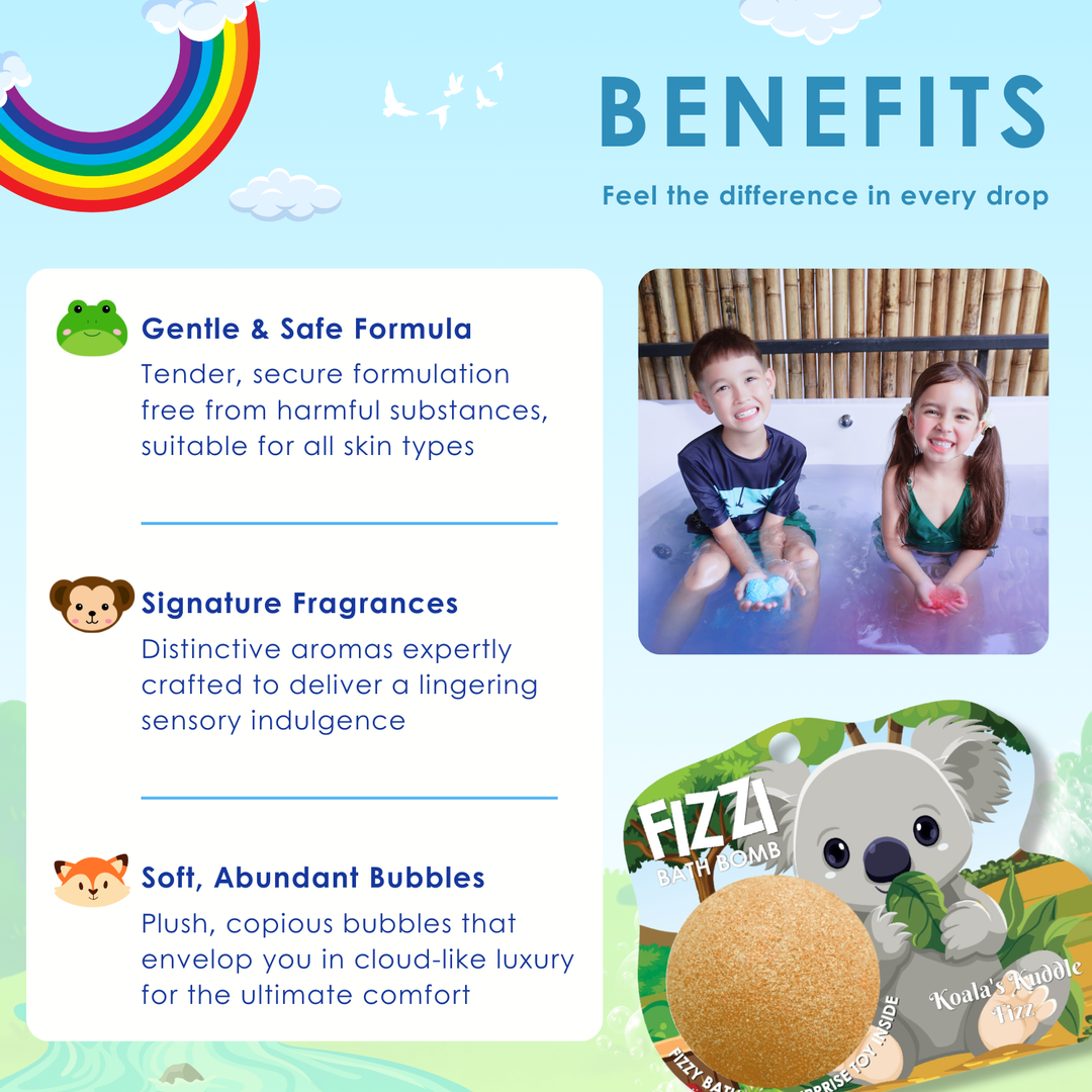 Fizzy Bath Bomb - Jungle Package - 100g - Koala's Kuddle Fizz