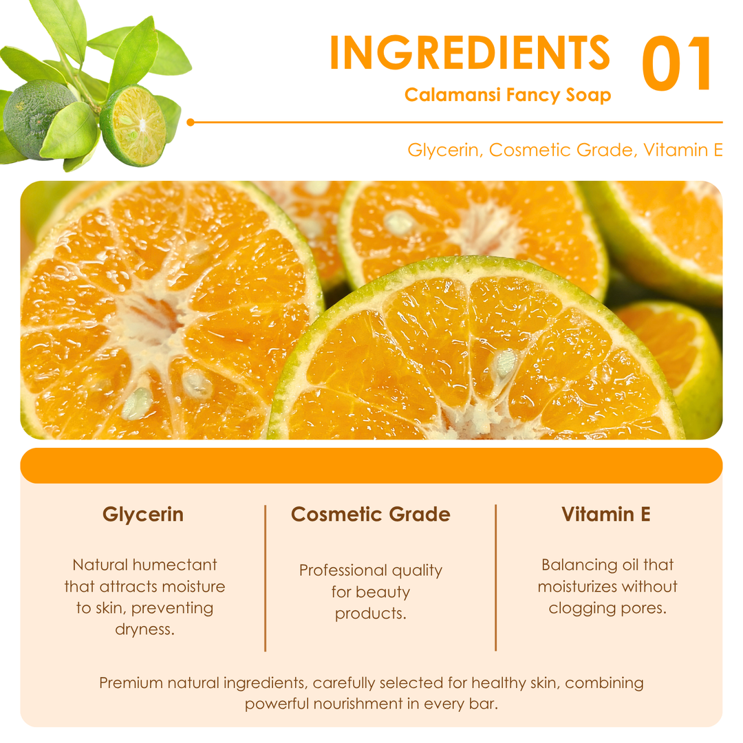 Natural Fancy Soap - Calamansi