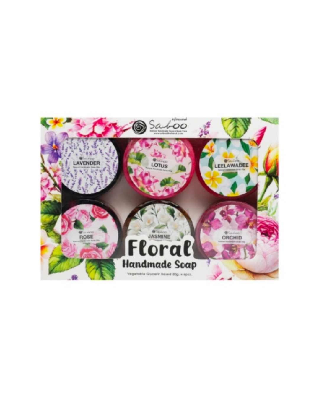 NATURAL SOAP GIFT SET 360g - FLORAL