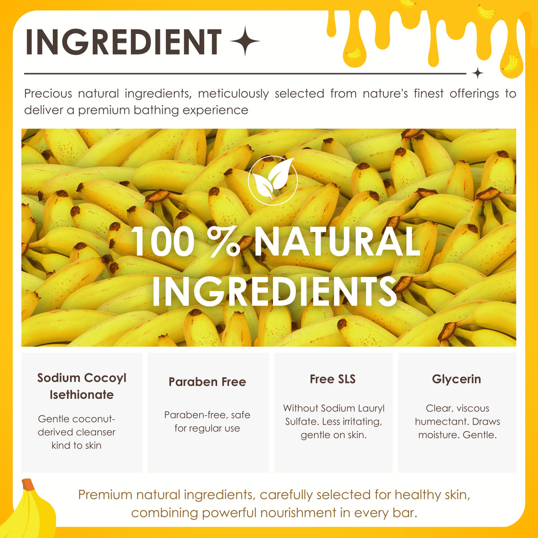 Bubble Bath Gel - 250 ml - Banana Breeze