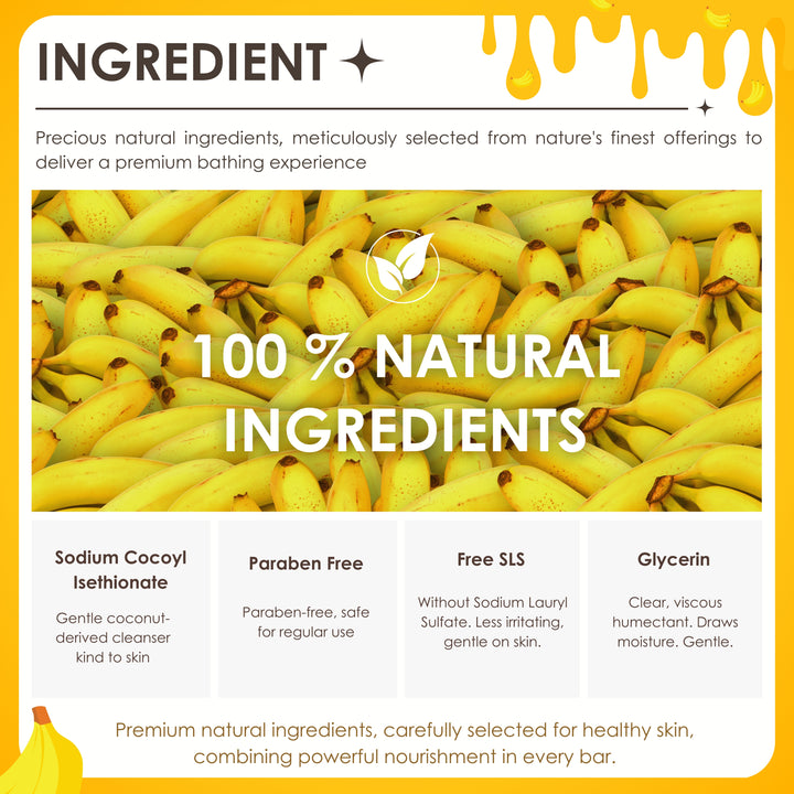 Bubble Bath Gel - 250 ml - Banana Breeze